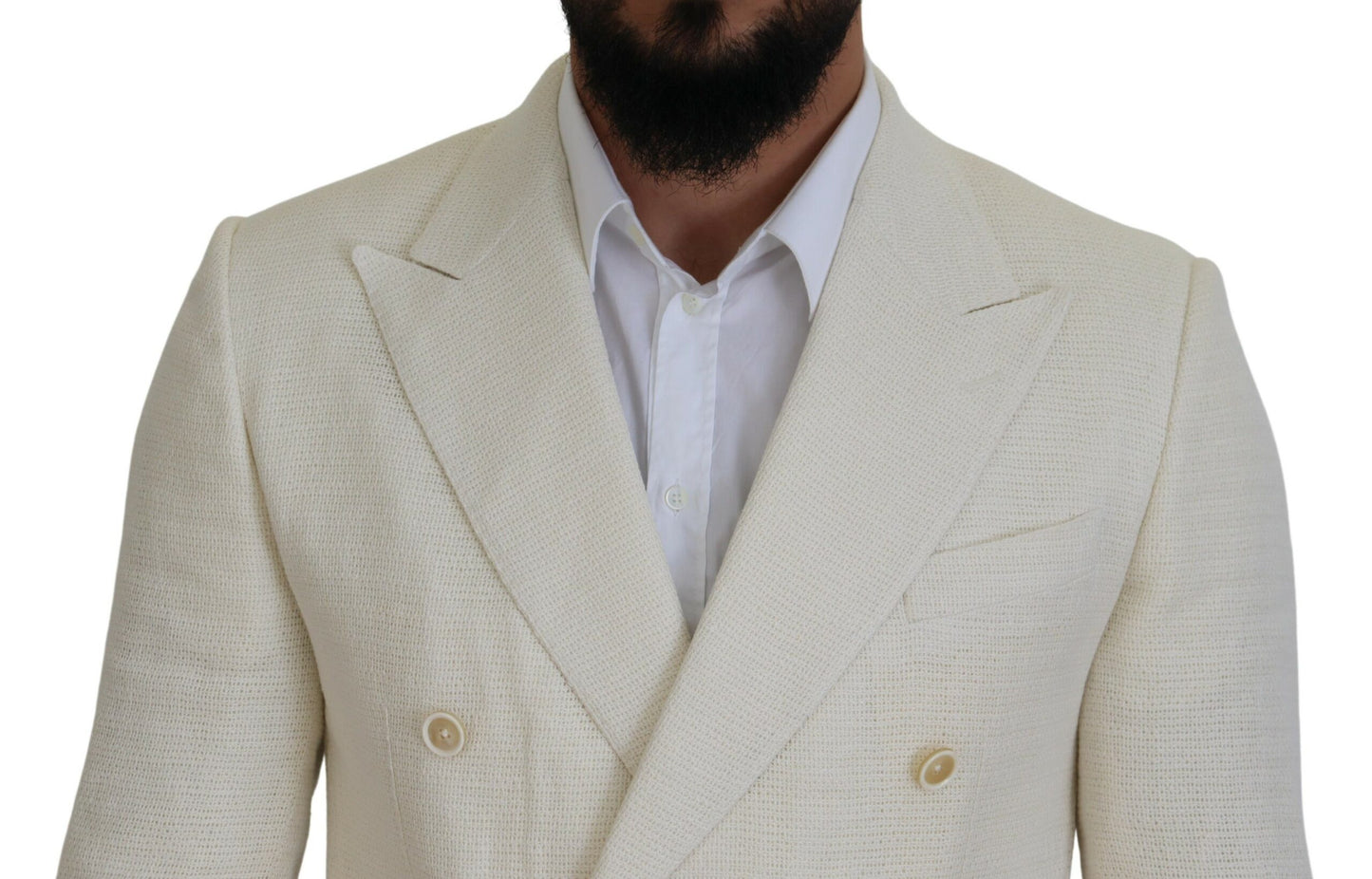 Dolce &amp; Gabbana Elegant suit in white silk blend