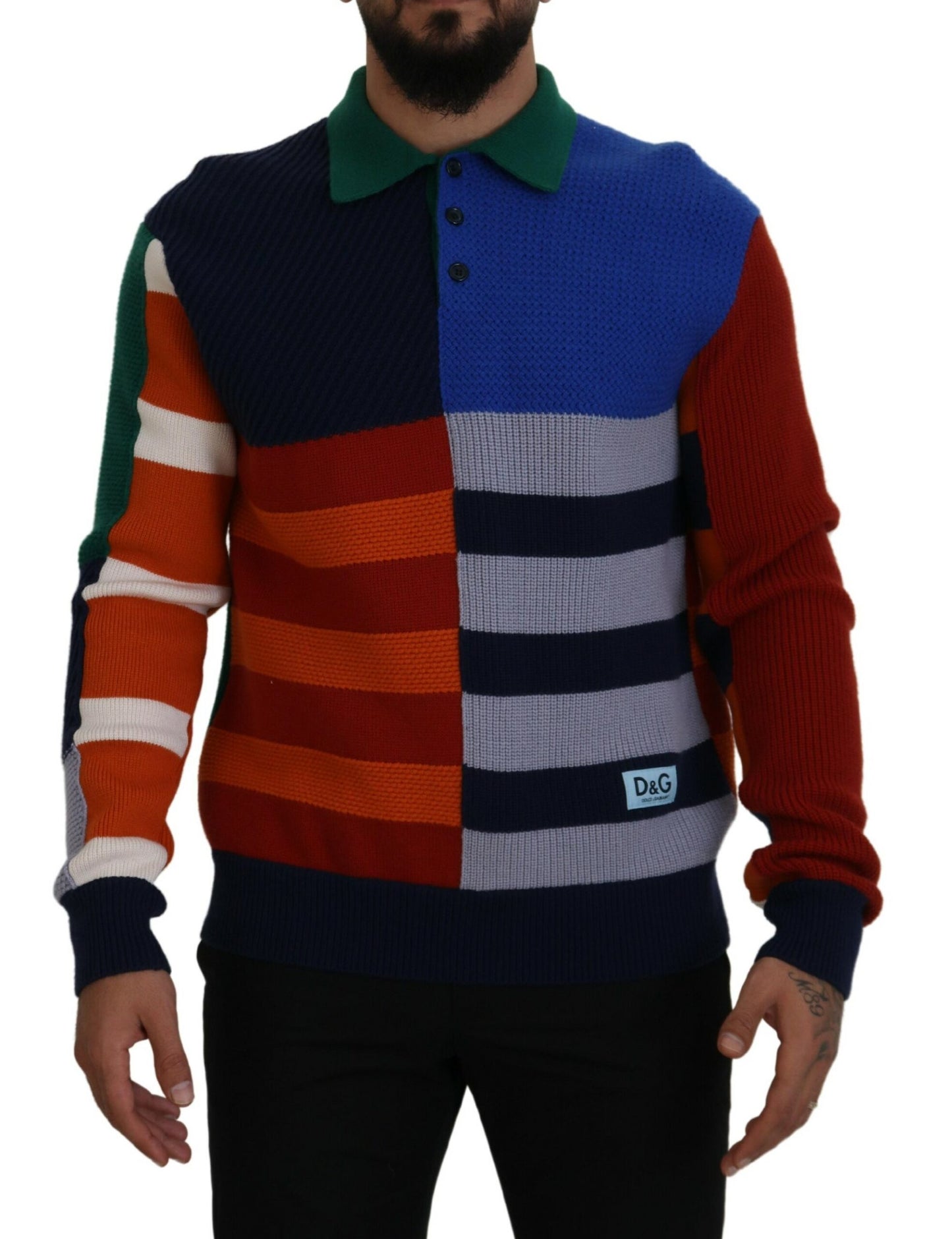 Dolce &amp; Gabbana Multicolor Striped Sweater