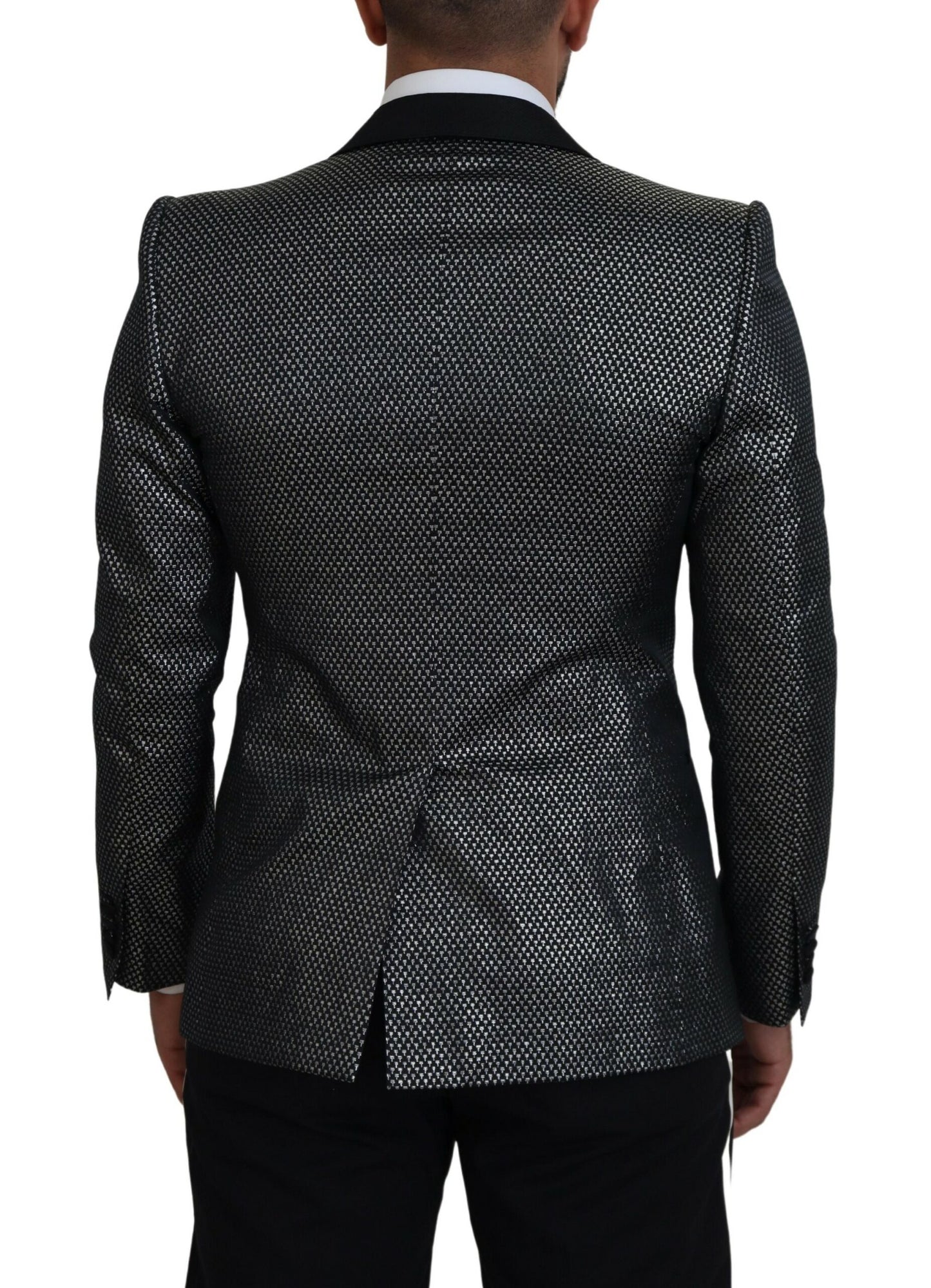 Dolce &amp; Gabbana Elegant single-breasted jacquard blazer