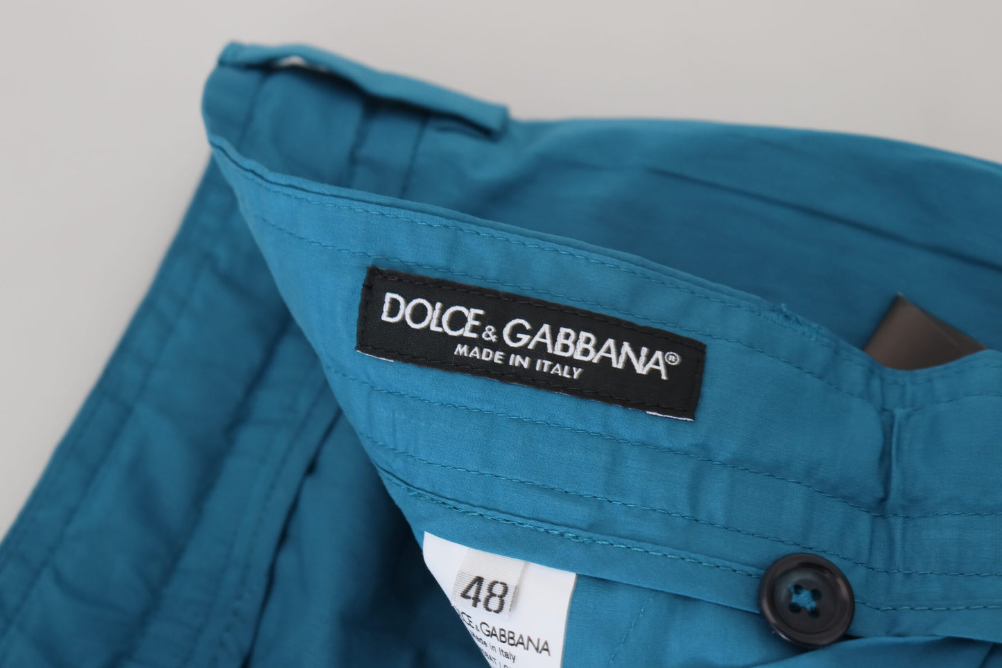 Dolce &amp; Gabbana Casual Blue Chinos Pants Trousers