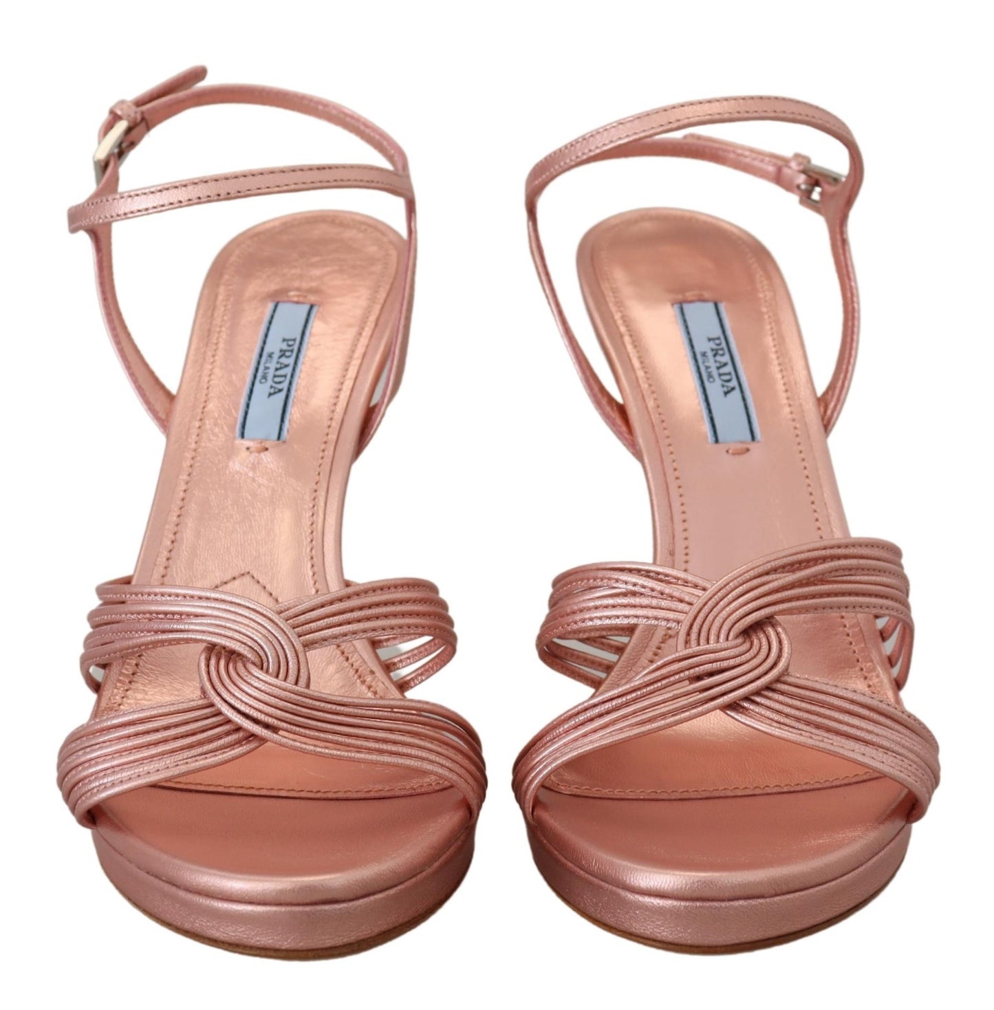 Prada Elegante rosa Stiletto-Sandalen