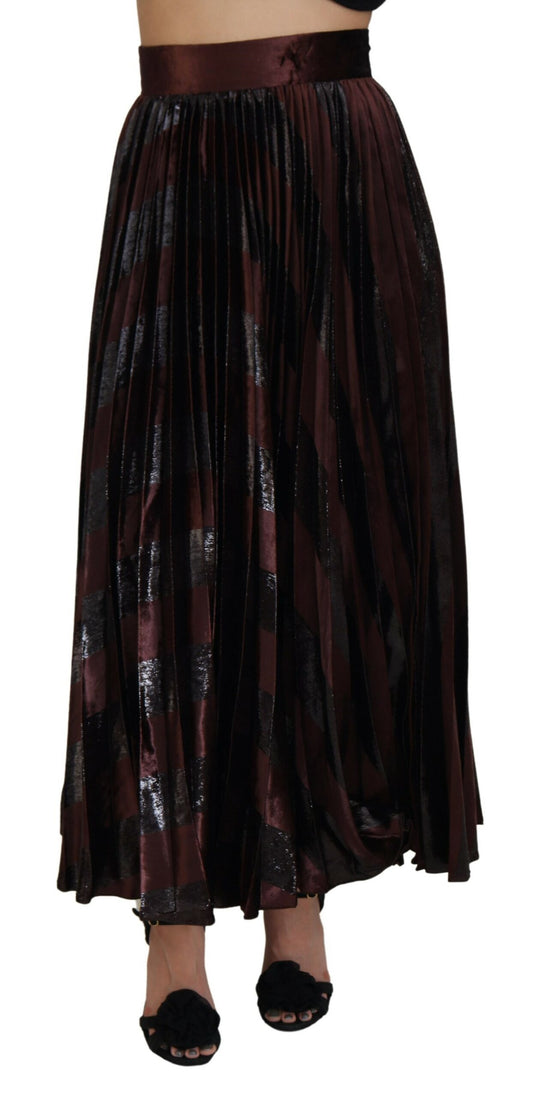 Dolce &amp; Gabbana Elegant high-waisted A-line maxi skirt