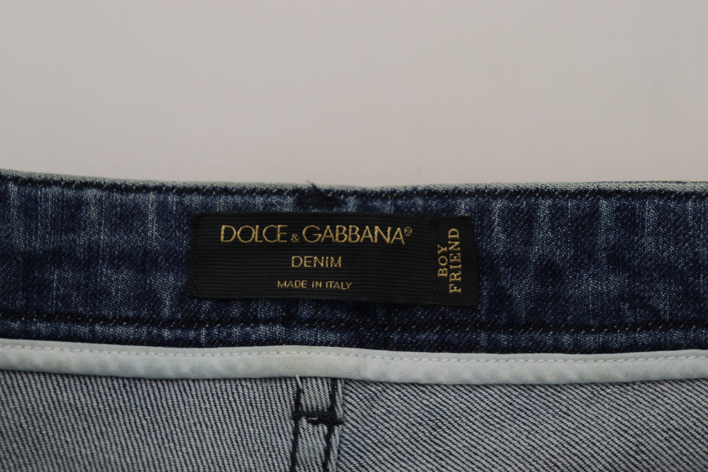 Dolce &amp; Gabbana Chic High Waist Straight Jeans in Bright Yellow