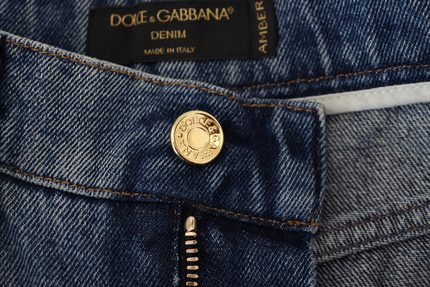 Dolce & Gabbana Elegante Skinny-Jeans mit hoher Taille