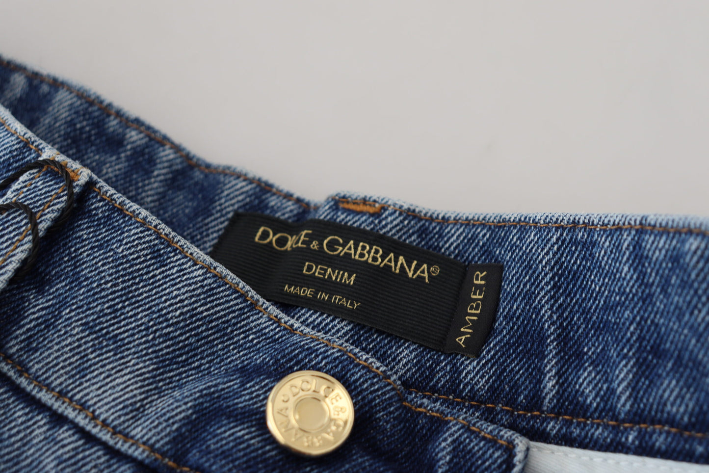 Dolce & Gabbana Elegante Skinny-Jeans mit hoher Taille