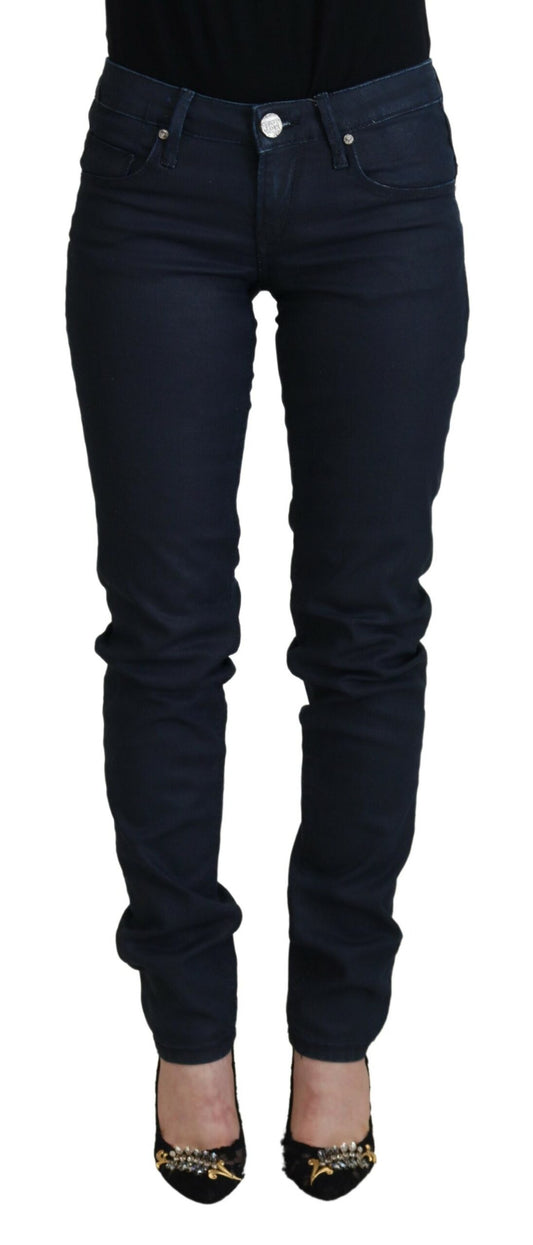 Eight Chic Low Waist Skinny Jeans in Blue