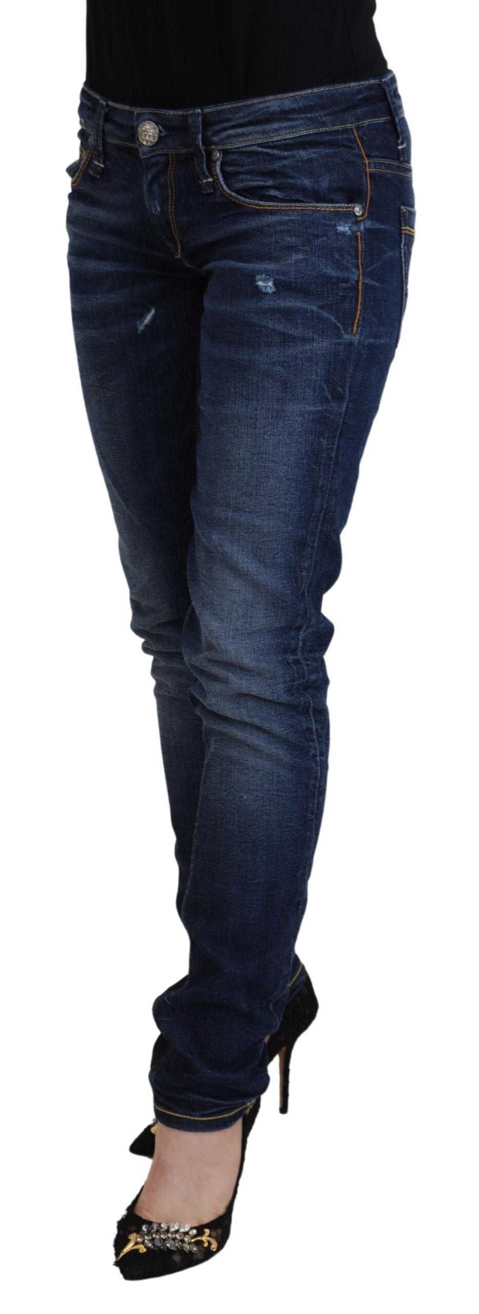 Eight Chic Designer Low Waist Skinny Jeans