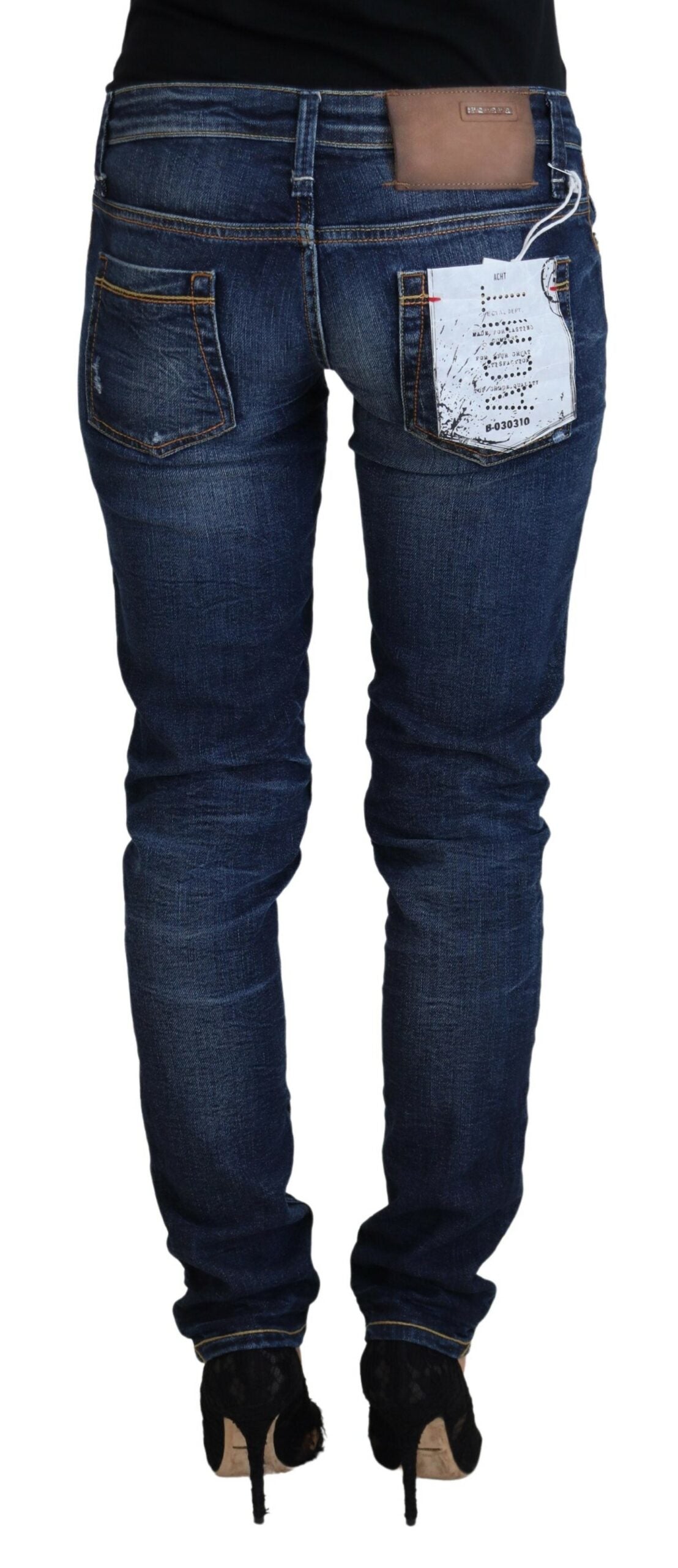 Eight Chic Designer Low Waist Skinny Jeans