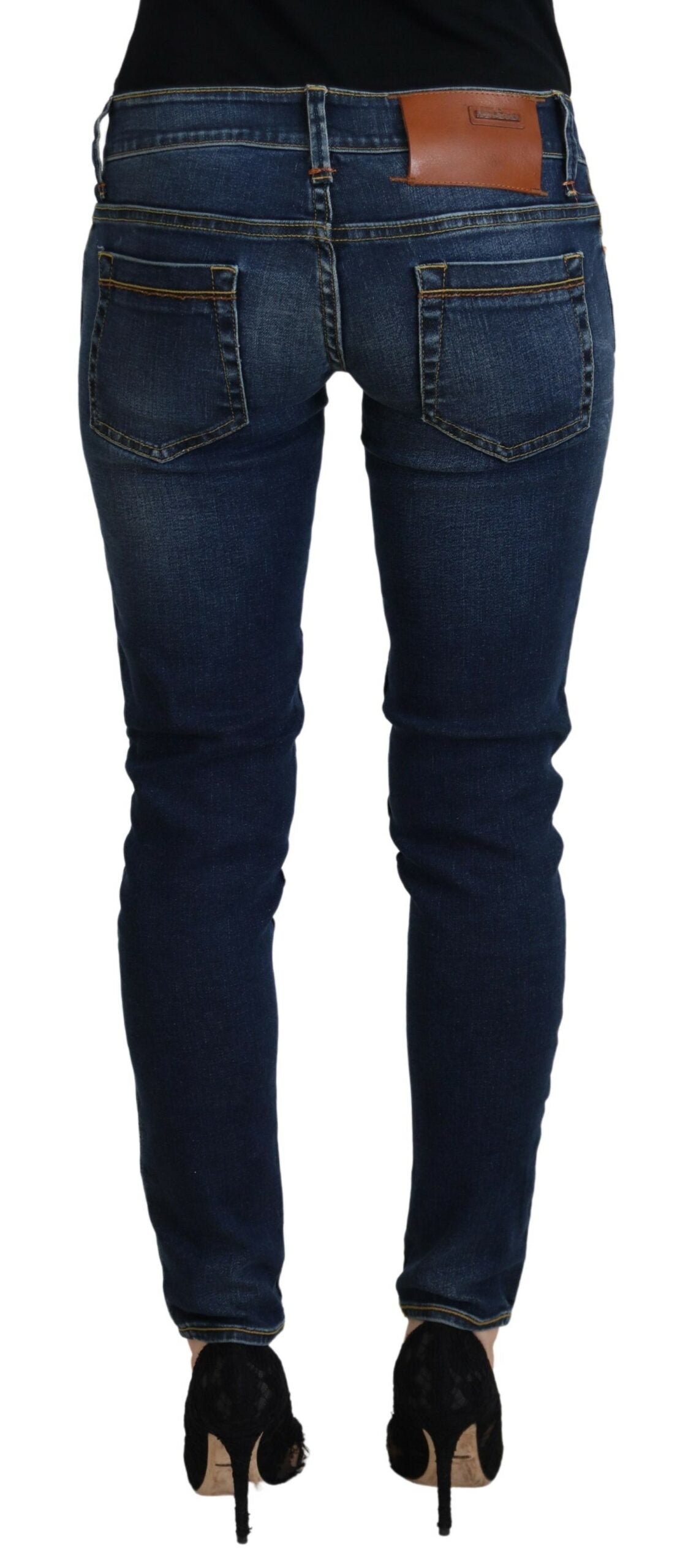 Eight Chic Skinny Denim with Low Waist