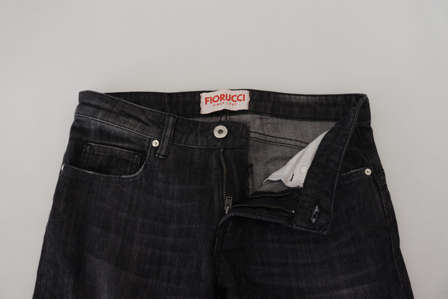 Fiorucci Chic black skinny jeans with low waist