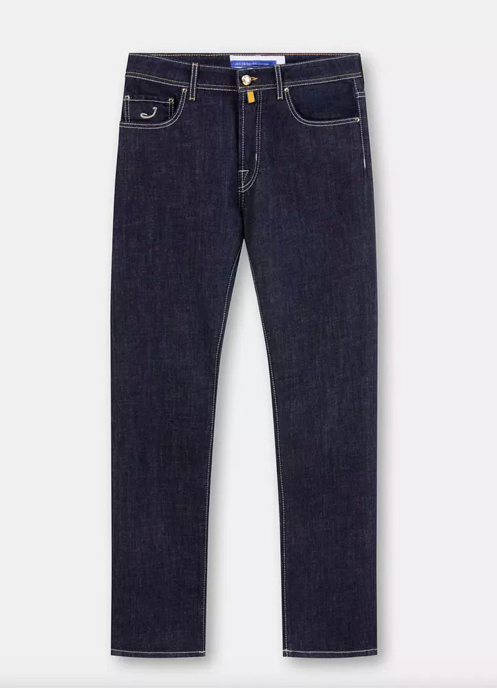 Jacob Cohen Elegant cotton jeans with bandana detail