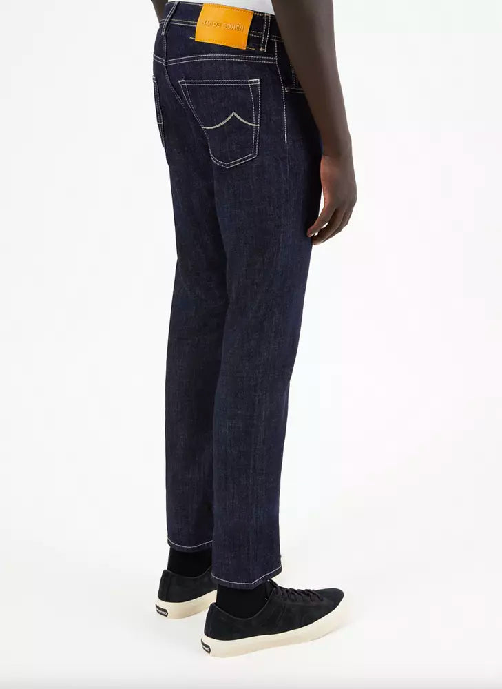 Jacob Cohen Elegant cotton jeans with bandana detail