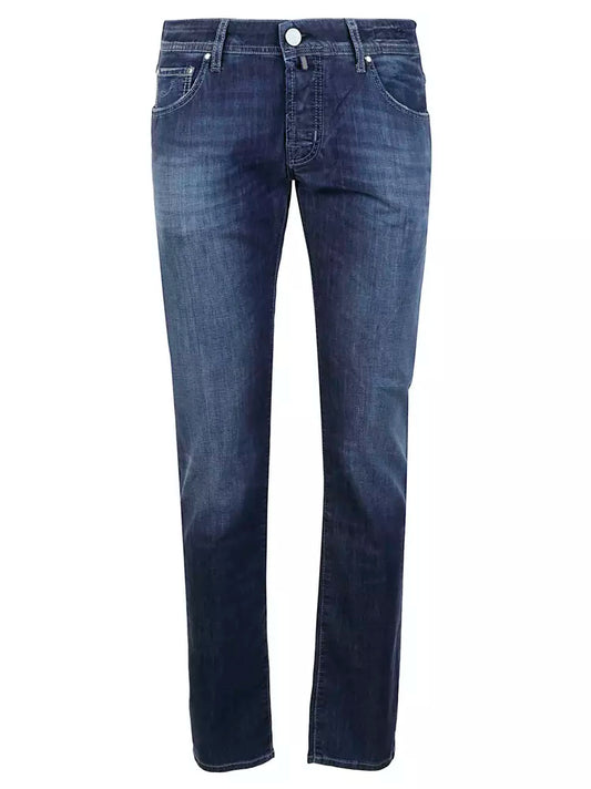 Jacob Cohen Elegant lightly washed stretch denim jeans