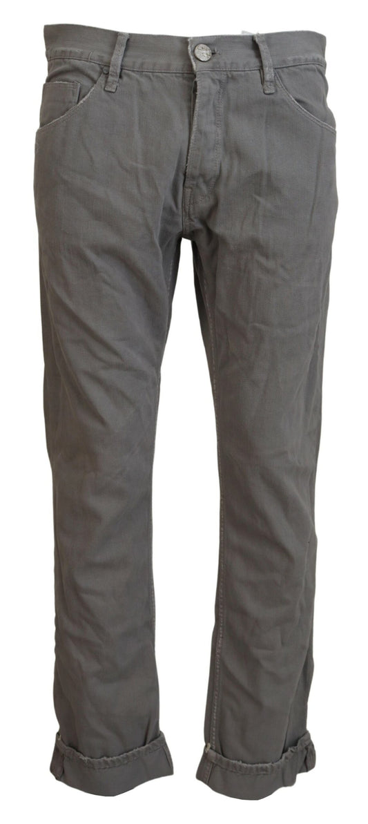 Eight Smooth Regular Denim Gray Jeans