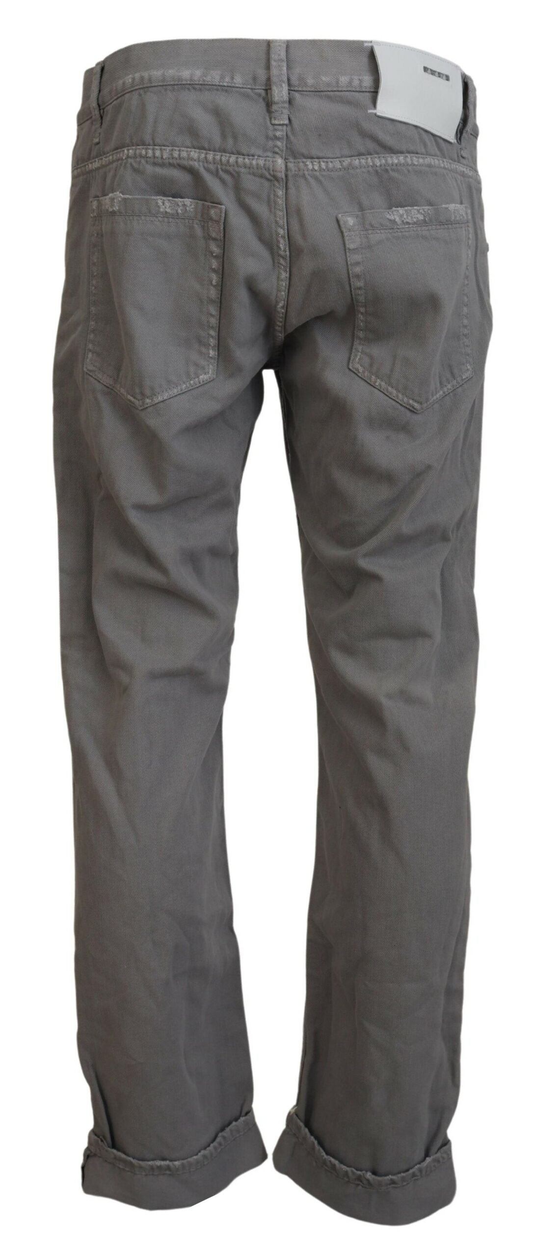 Kahdeksan Smooth Regular Denim Grey -farkkua