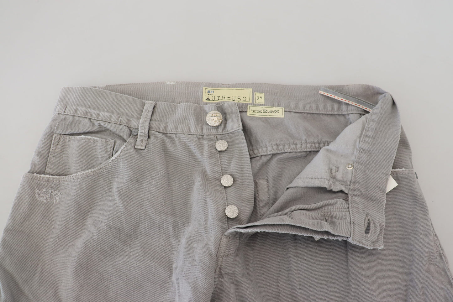 Kahdeksan Smooth Regular Denim Grey -farkkua