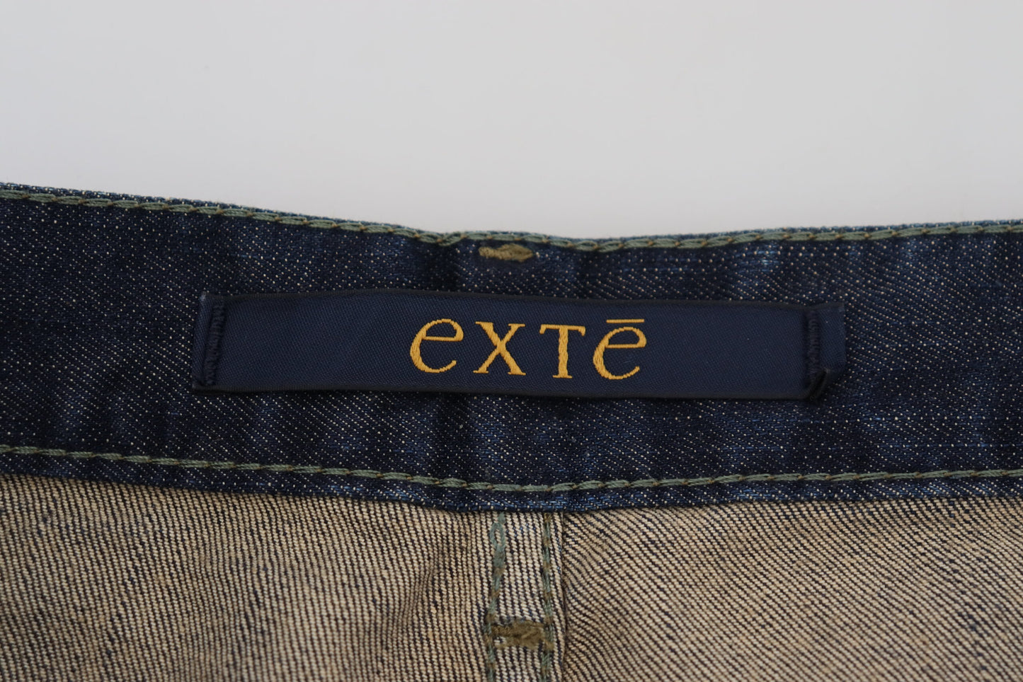 Exte Chic Regular Blue Denim hienostuneeseen tyyliin