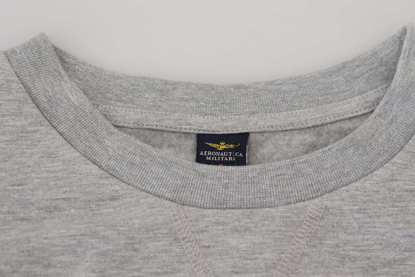 Aeronautica Militare Eleganter grauer Pullover