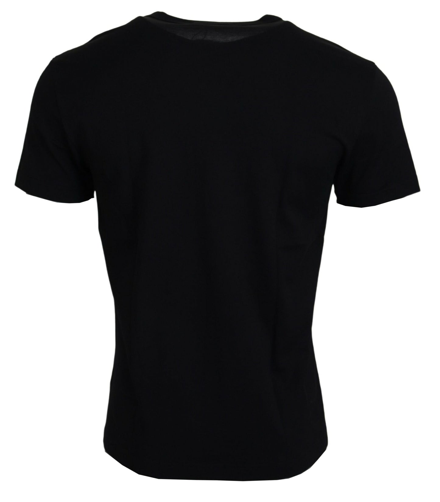 Dolce &amp; Gabbana Chic black cotton T-shirt for the modern man