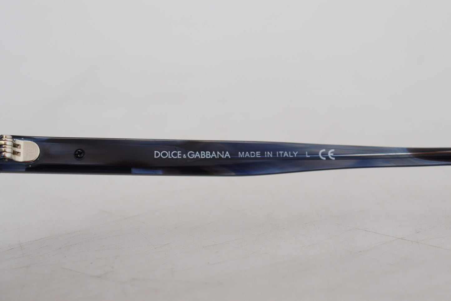 Dolce & Gabbana Elegante blaue Acetat-Sonnenbrille