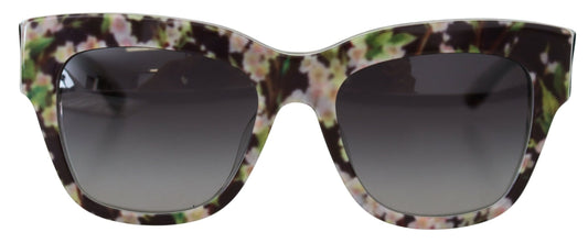 Dolce & Gabbana Elegante schwarze Sonnenbrille mit Farbverlauf