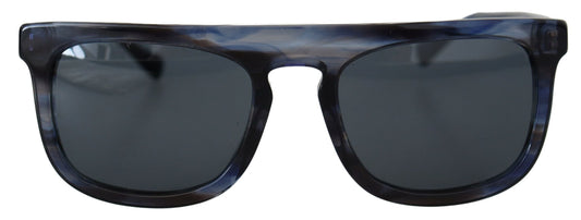 Dolce & Gabbana Elegante blaue Acetat-Sonnenbrille für Frauen