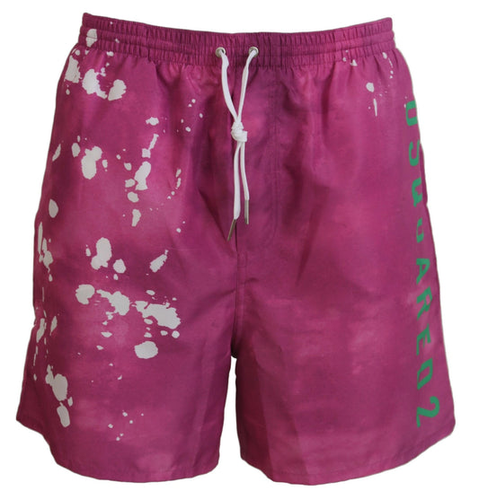 Dsquared² Rosa Tie Dye Swim Shorts Boxer