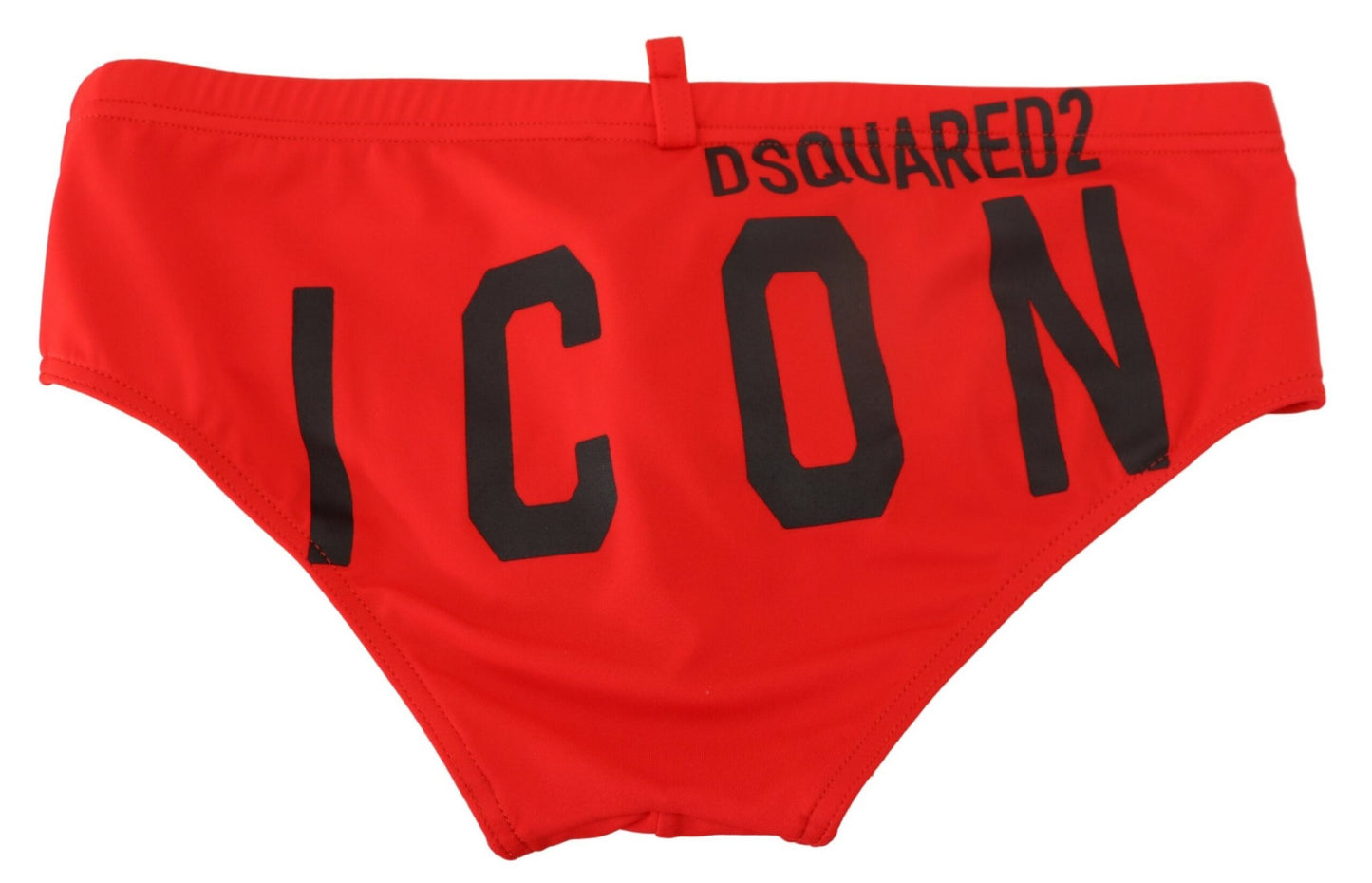 Dsquared² Roter ICON Print Badeslip