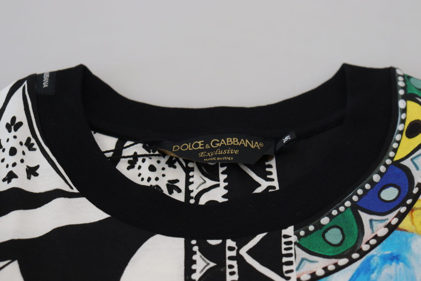 Dolce &amp; Gabbana Elegant Multicolor Cotton Casual T-paita