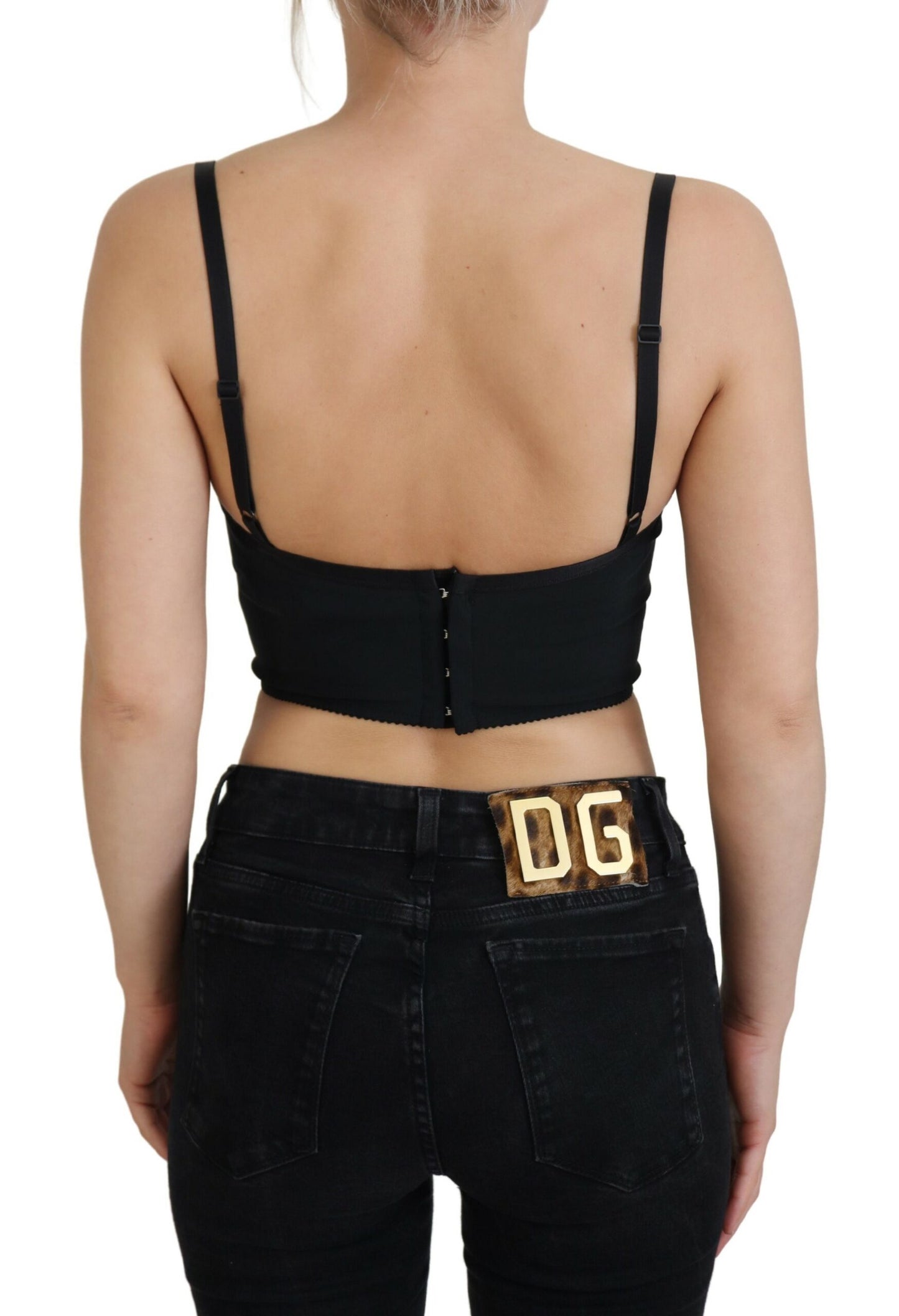 Dolce &amp; Gabbana leopardikuvioinen bustier korsettitoppi