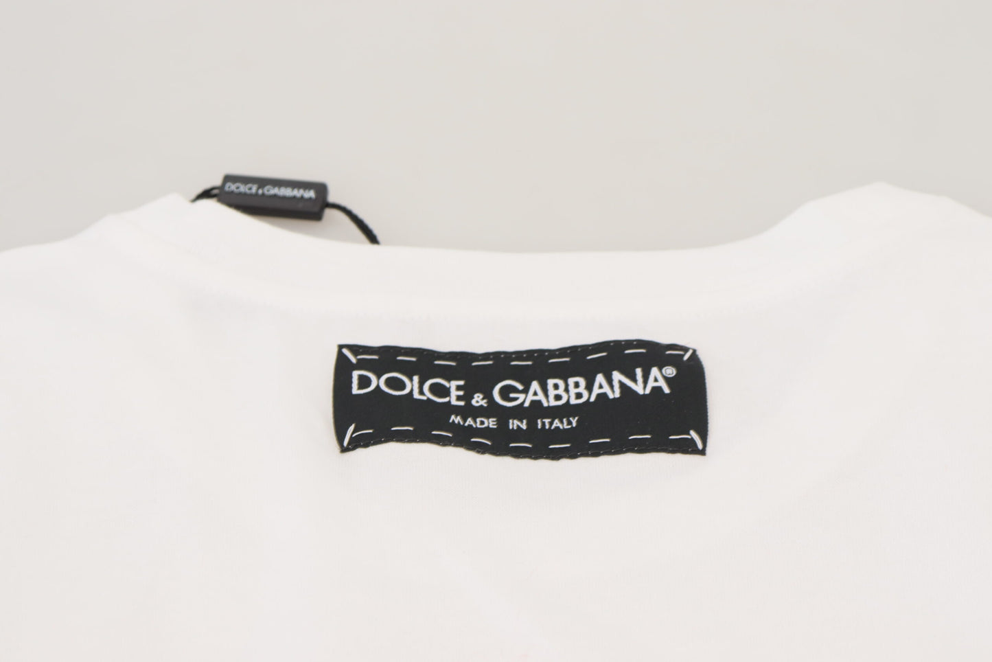 Dolce &amp; Gabbana Iconic Prints Designer Cotton Tee