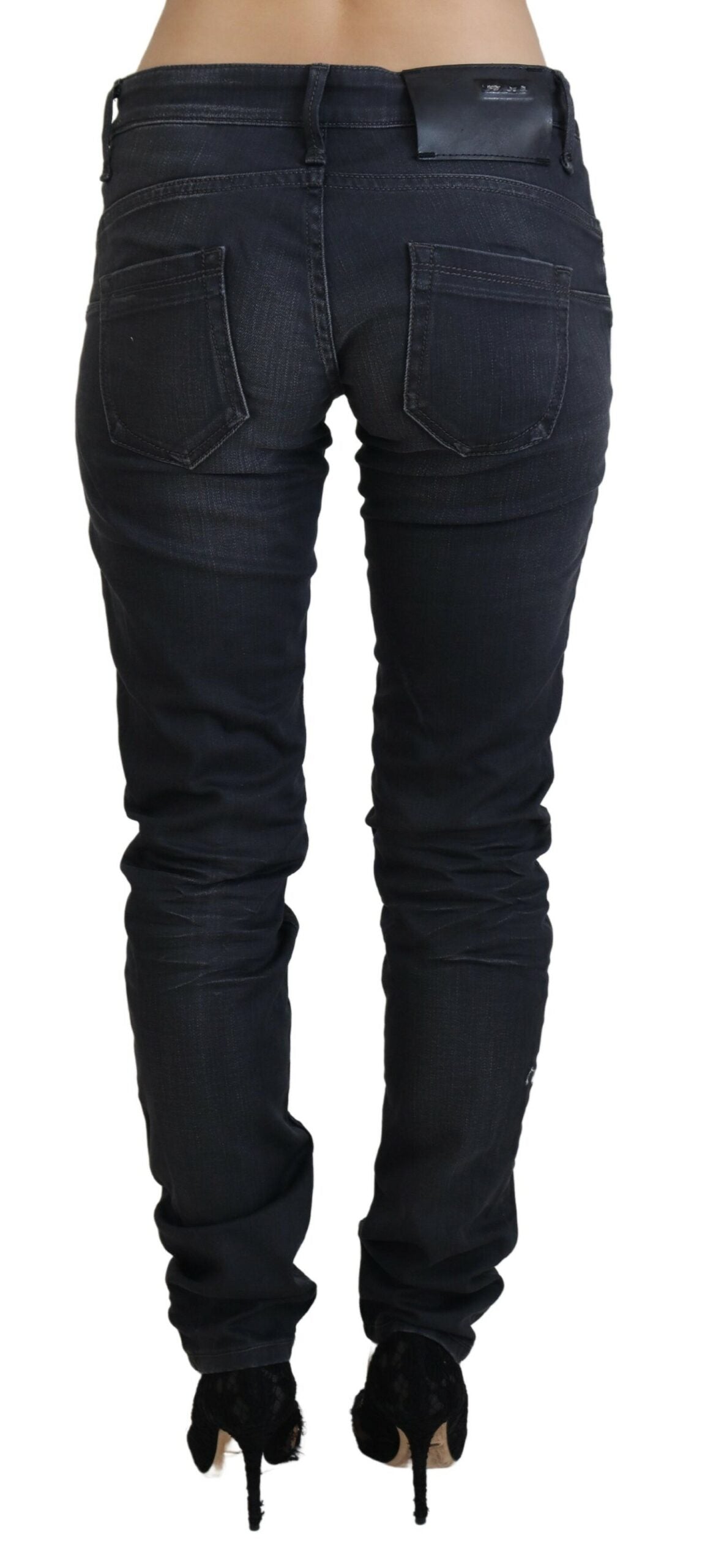 Kahdeksan Smooth Black Pesty Slim Fit Denim