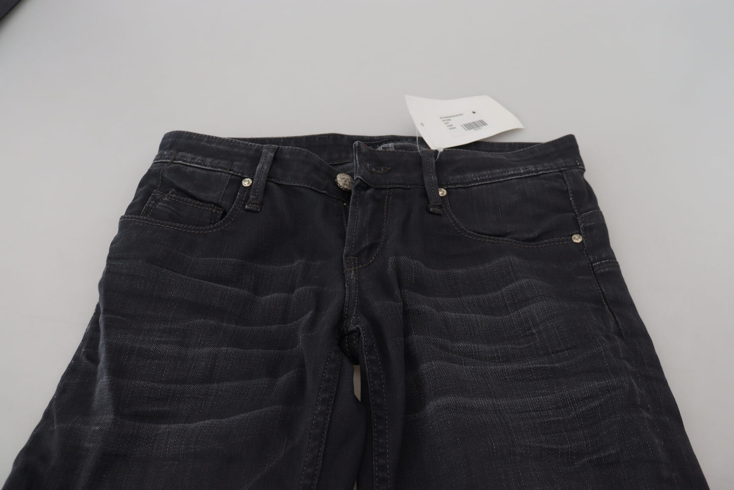 Kahdeksan Smooth Black Pesty Slim Fit Denim