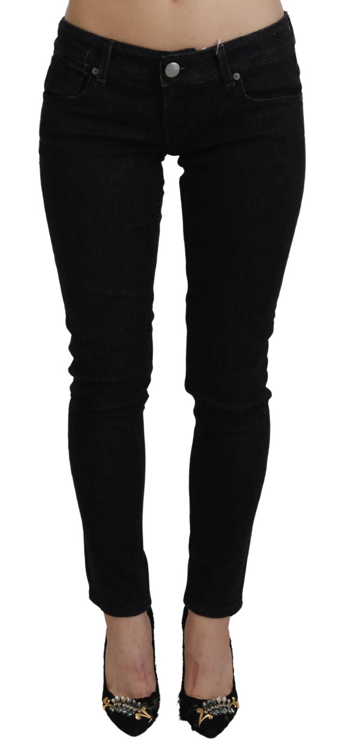 Eight Slim Cotton Denim in Black