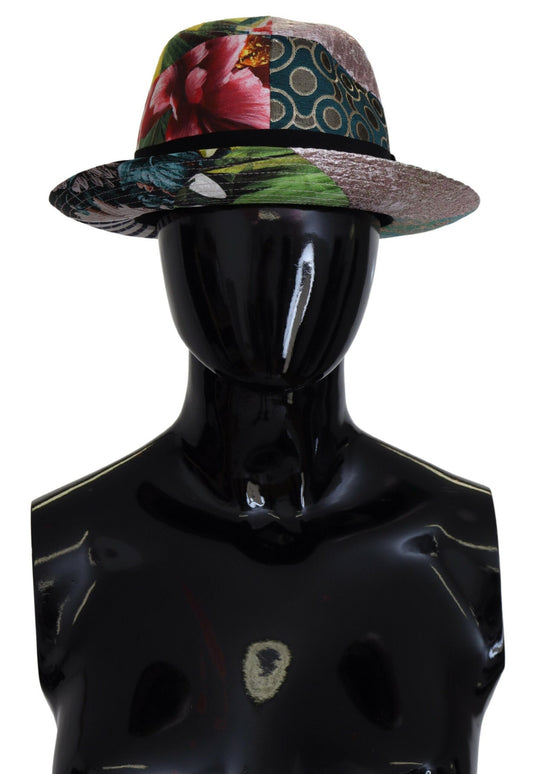 Dolce & Gabbana Eclectic Chic Multicolor Fedora Mütze