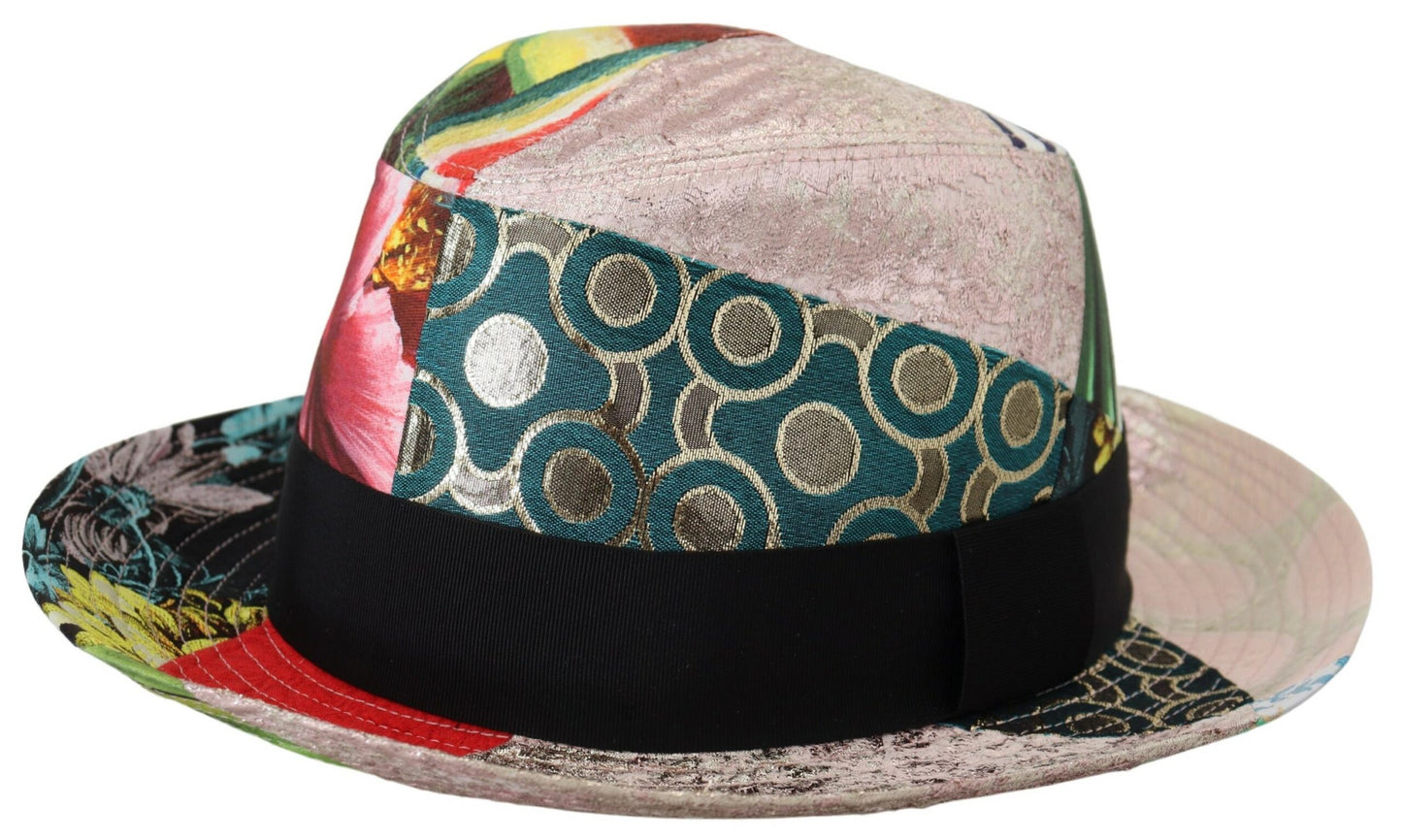 Dolce & Gabbana Eclectic Chic Multicolor Fedora Mütze