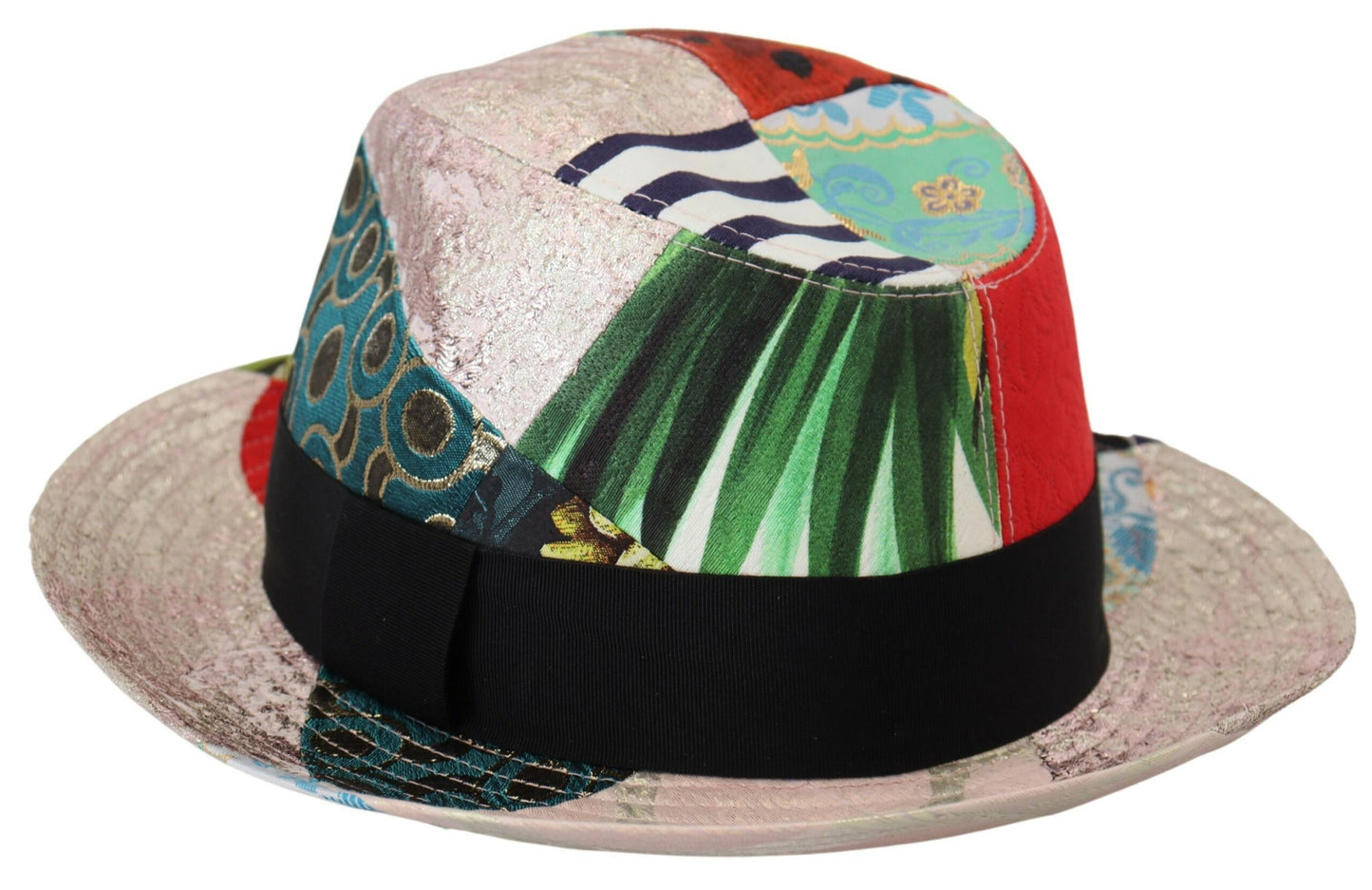 Dolce & Gabbana Eclectic Chic Multicolor Fedora Mütze