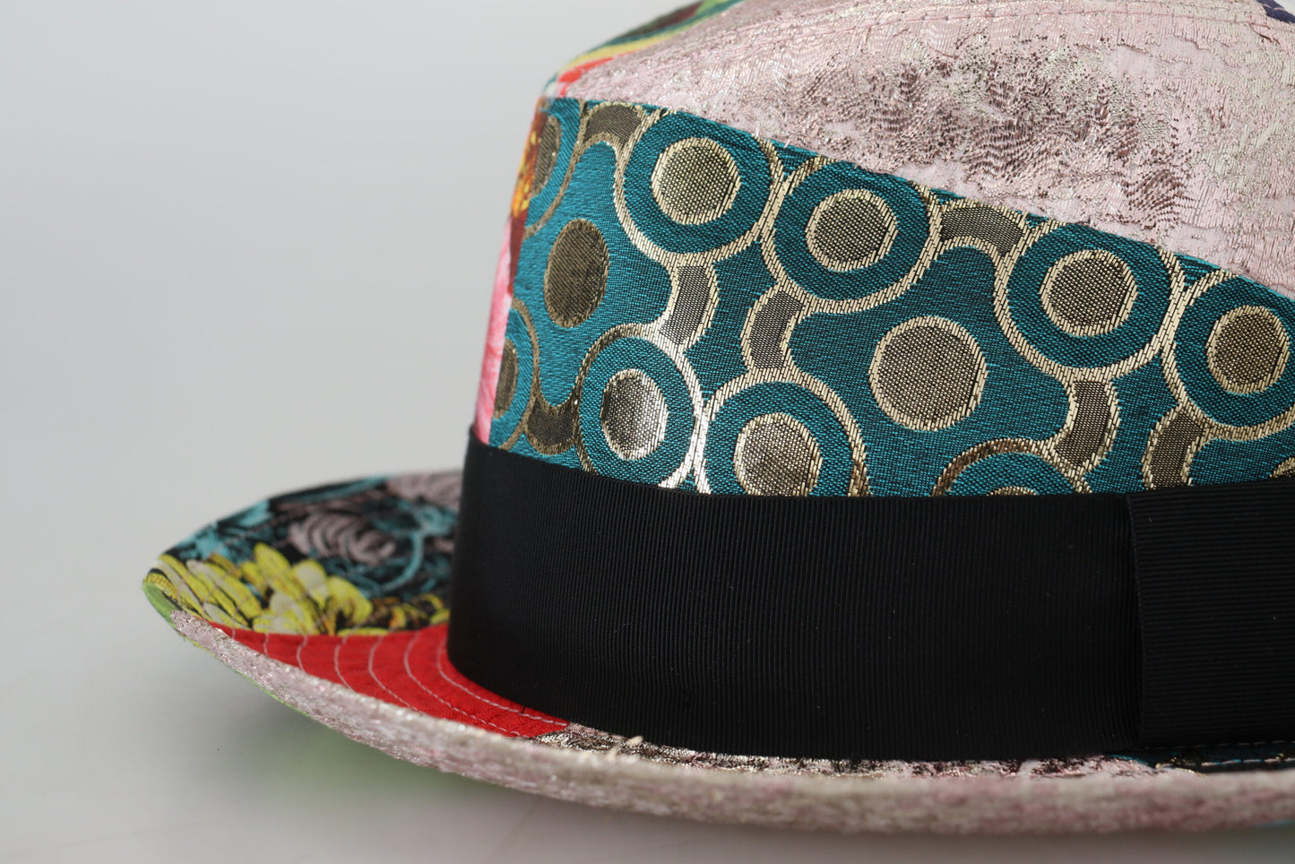 Dolce & Gabbana Eclectic Chic Multicolor Fedora Mütze