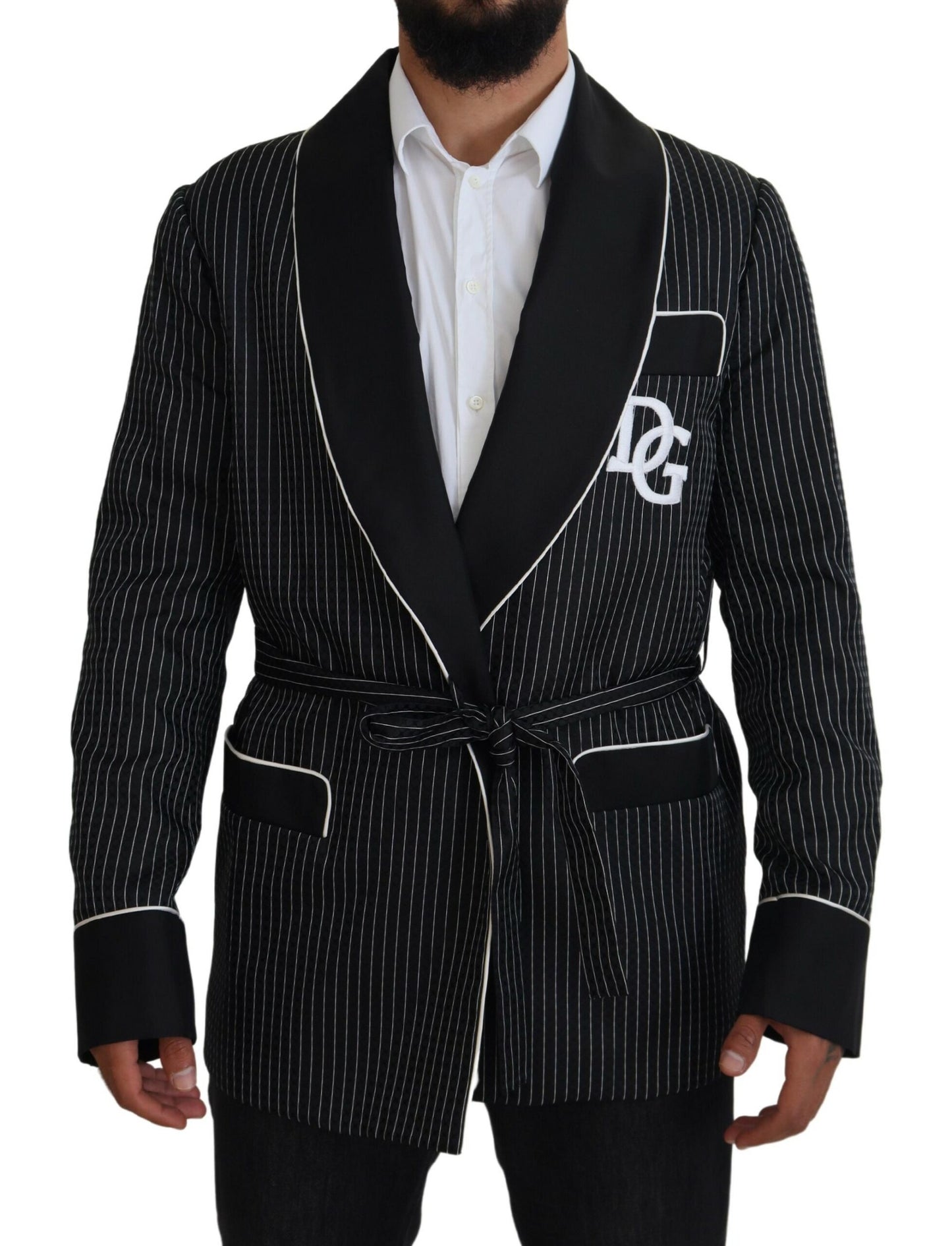 Dolce &amp; Gabbana Elegant robe jacket with silk lining