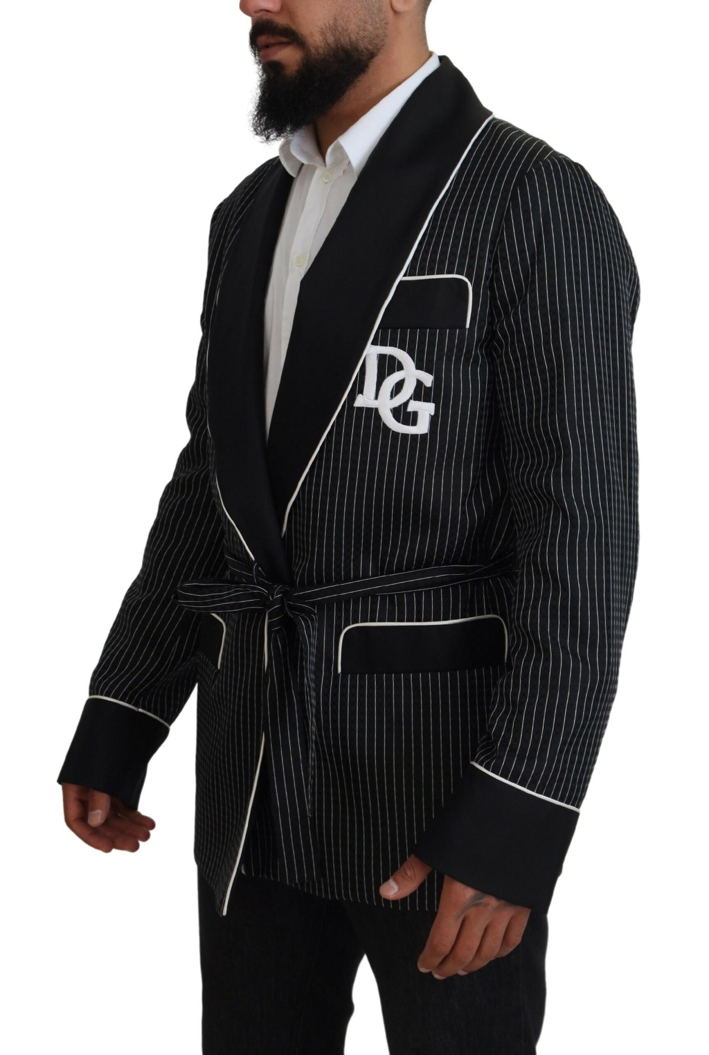 Dolce &amp; Gabbana Elegant robe jacket with silk lining