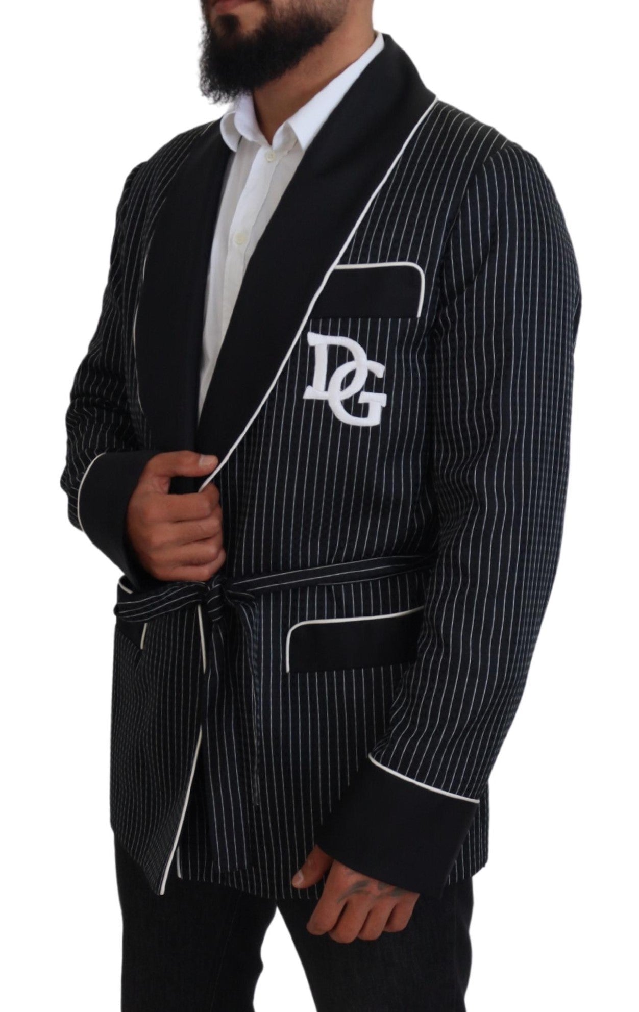 Dolce &amp; Gabbana Elegant robe jacket with silk lining