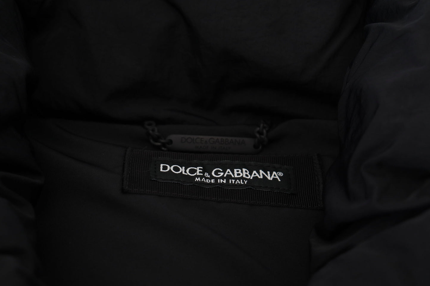 Dolce & Gabbana Elegante Schwarze ärmellose Weste Jacke