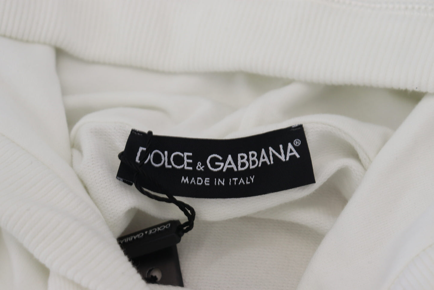 Dolce &amp; Gabbana Elegant White Logo -huppari