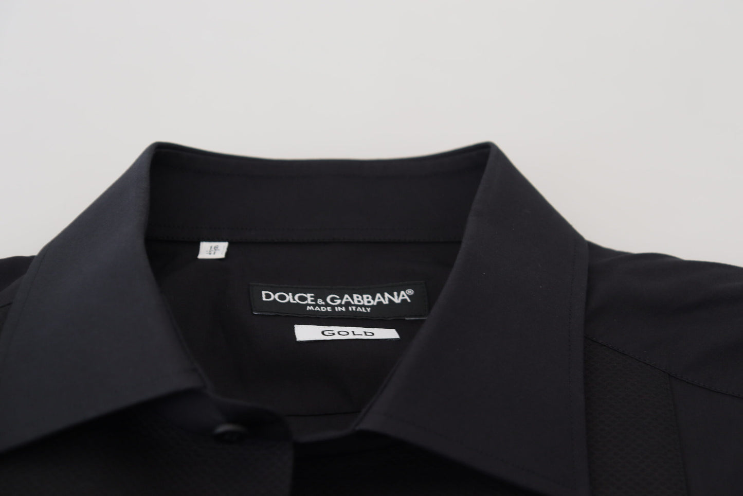 Dolce &amp; Gabbana Elegant Black Formal Long Sleeve Shirt