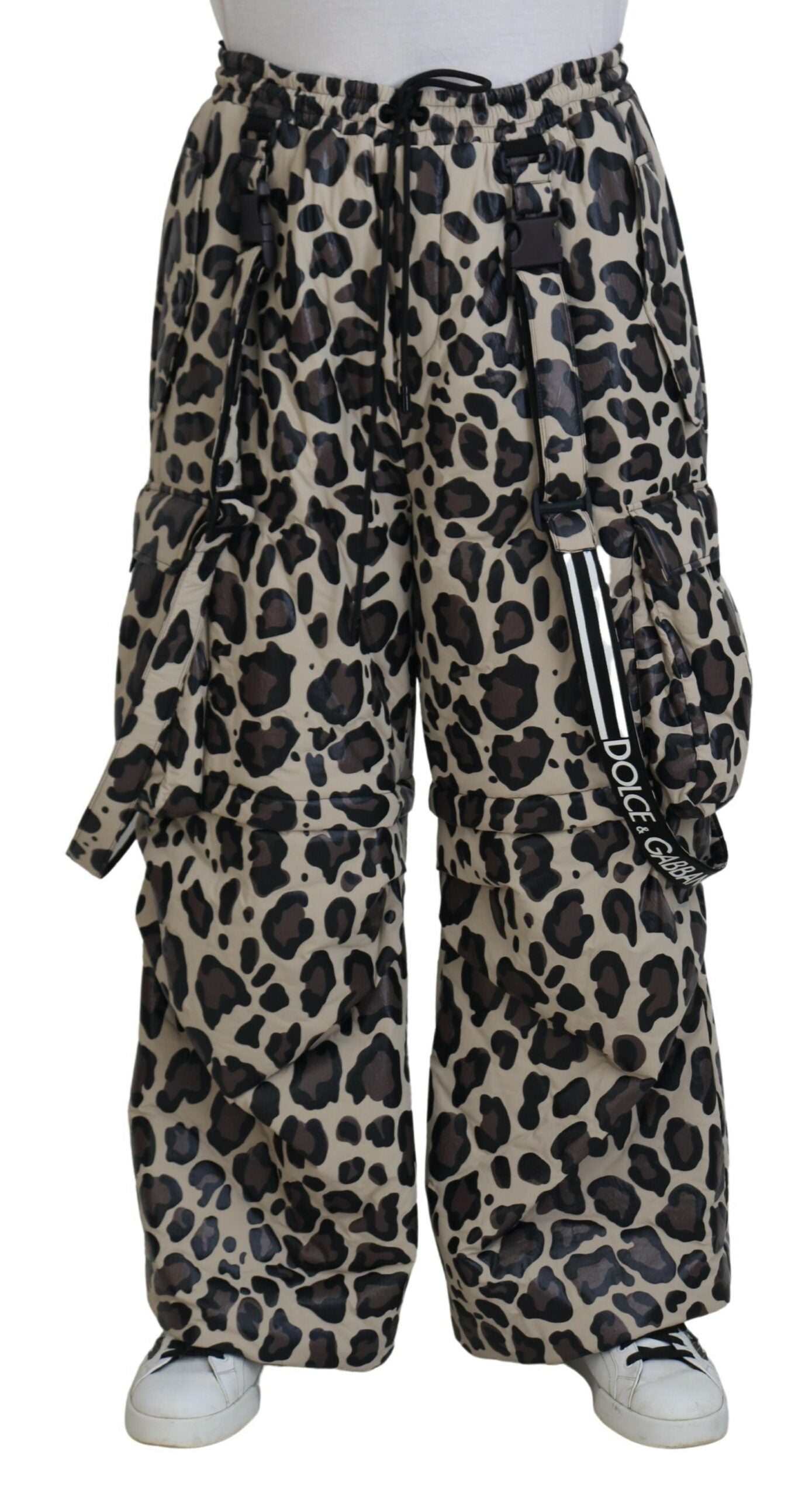 Dolce &amp; Gabbana multicolor leopard print snow pants