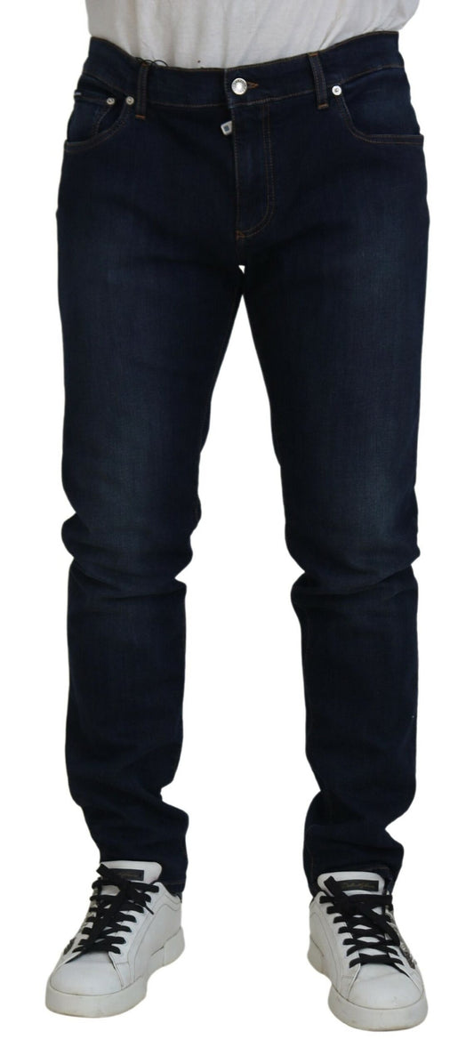 Dolce &amp; Gabbana Slim Skinny Jeans in Dark Blue