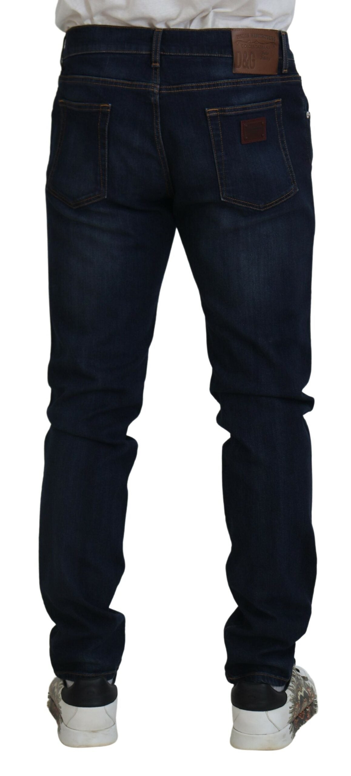 Dolce &amp; Gabbana Slim Skinny Jeans in Dark Blue