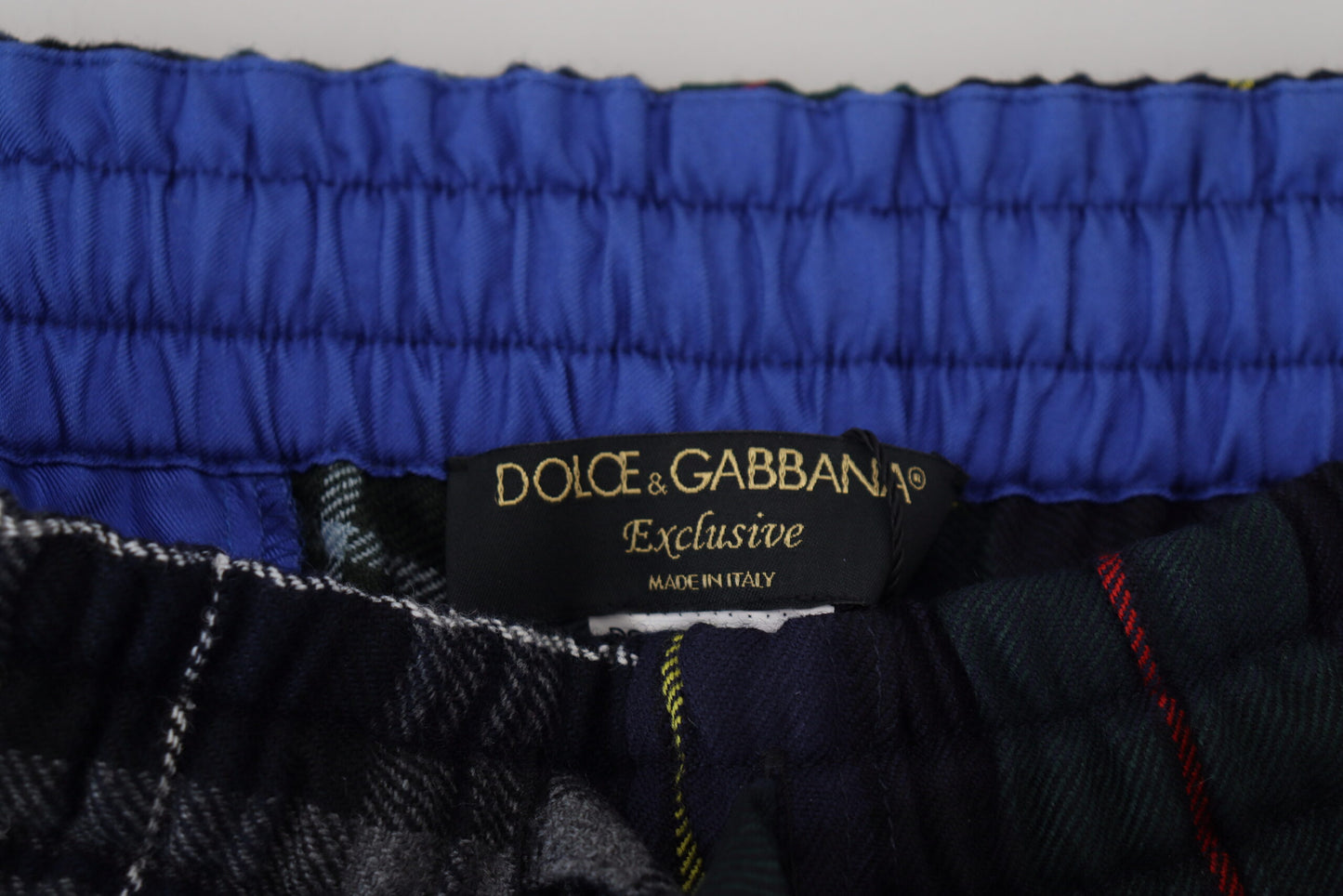 Dolce &amp; Gabbana Checked Wool Blend Joggers