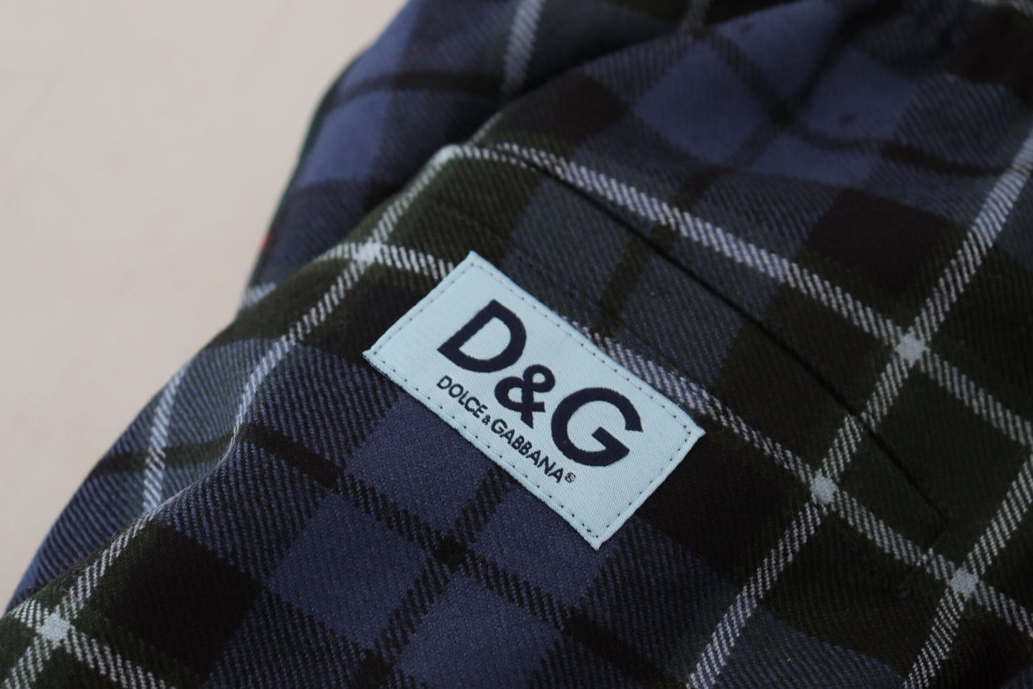 Dolce &amp; Gabbana Checked Wool Blend Joggers