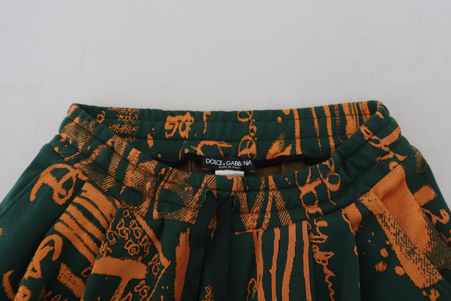 Dolce &amp; Gabbana Multicolor Silk Blend Jogger Cargo Pants